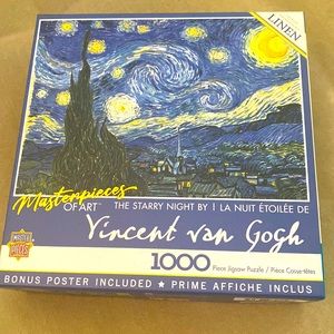 Puzzle—new and in box. Starry night 1000 pieces